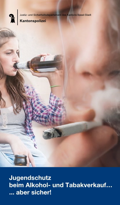 Cover Publikation: Zwei Bilder überblendet: eine junge Frau, sitzend, aus einer Bierflasche trinkend; im Vordergrund rechts, bildfüllend, ein rauch-eingehülltes Gesicht mit Zigarette im Mundwinkel