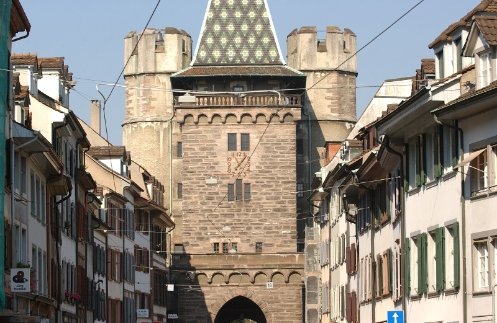 L'imponente Spalentor era un tempo parte delle mura di Basilea.