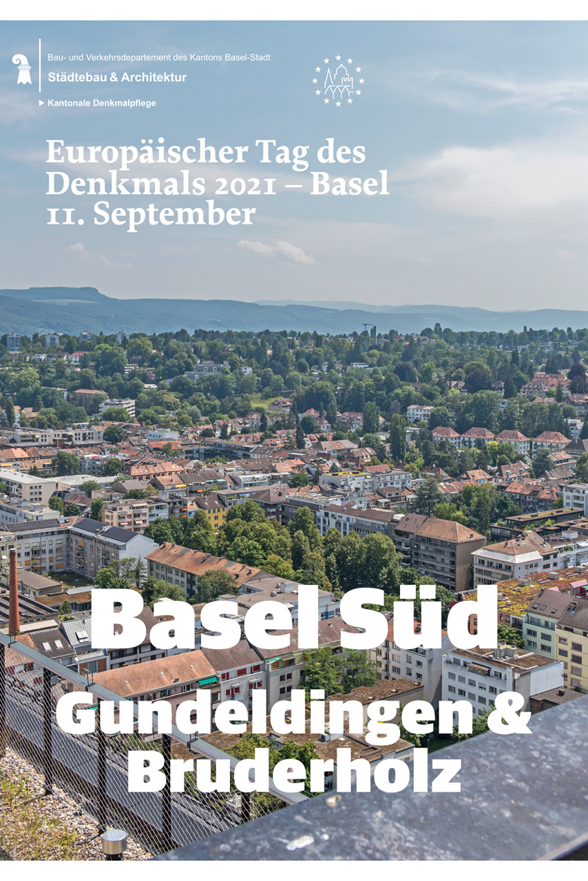 Cover Programmzeitung Europäischer Tag des Denkmals 2021 – Basel, 11. September