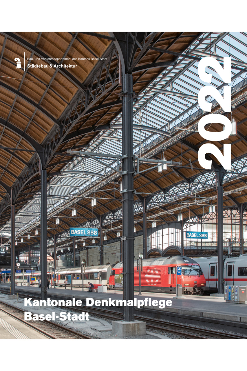Coverbild Jahresbericht Kantonale Denkmalpflege Basel-Stadt 2022