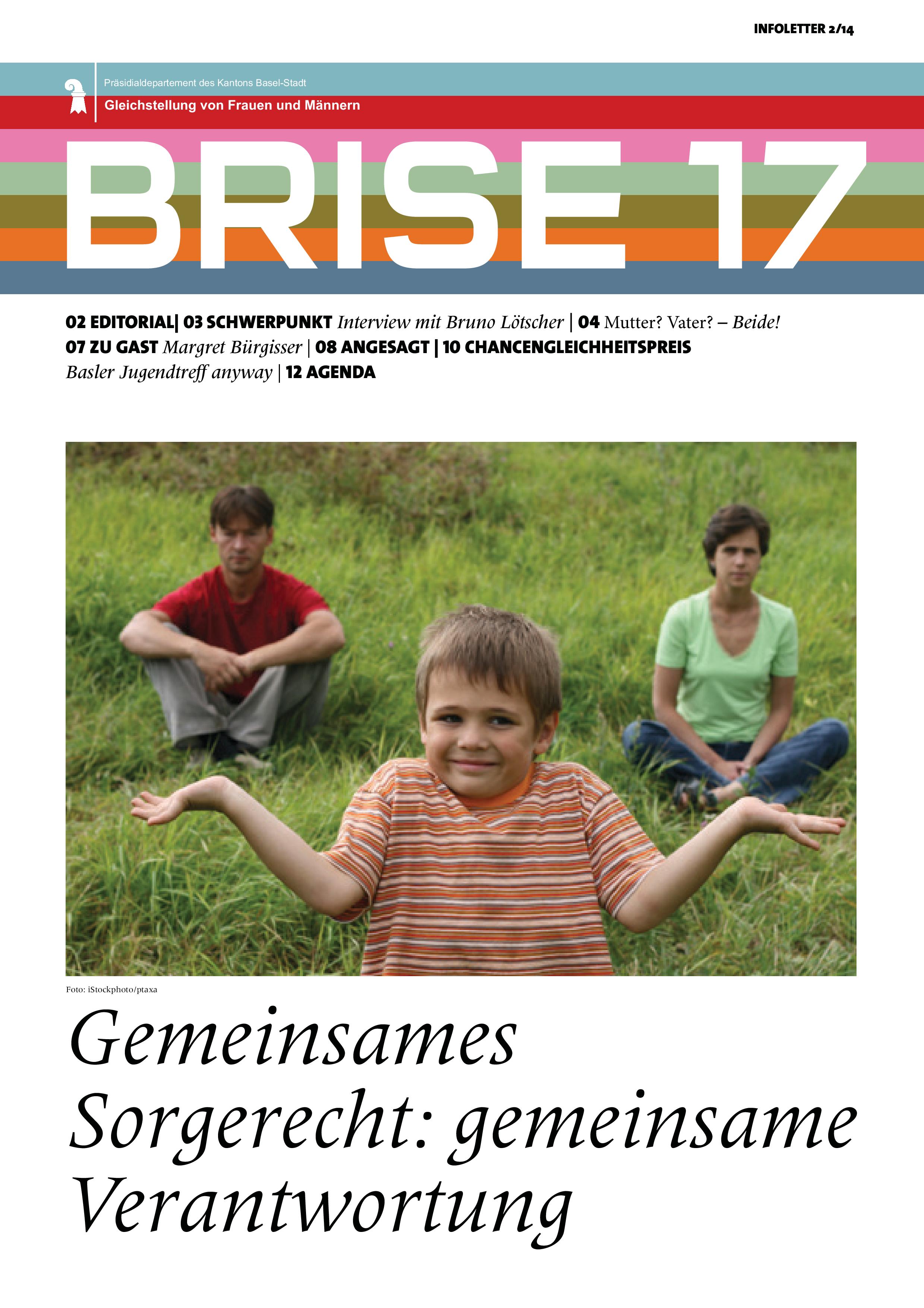 Titelbild der BRISE 17: Gemeinsames Sorgerecht