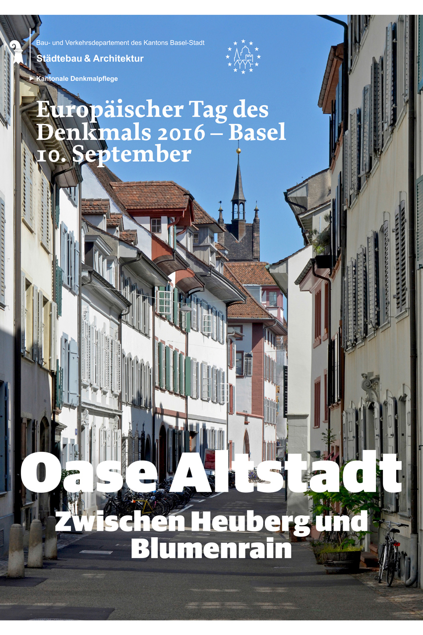Coverbild Broschüre Programmzeitung Europäischer Tag des Denkmals 2014 – Basel, 13. September: Riehen