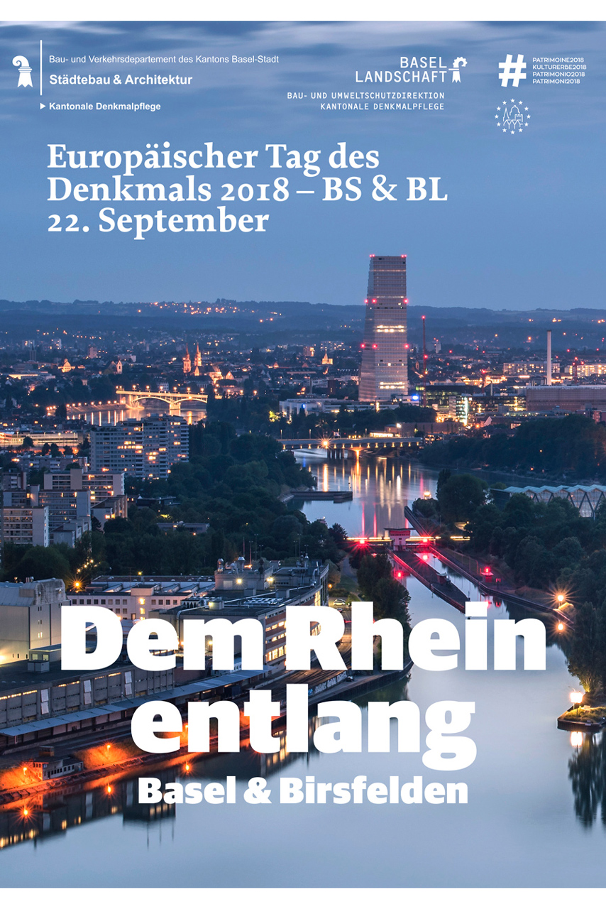 Cover Programmzeitung Europäischer Tag des Denkmals 2018 - BS & BL, 22. September