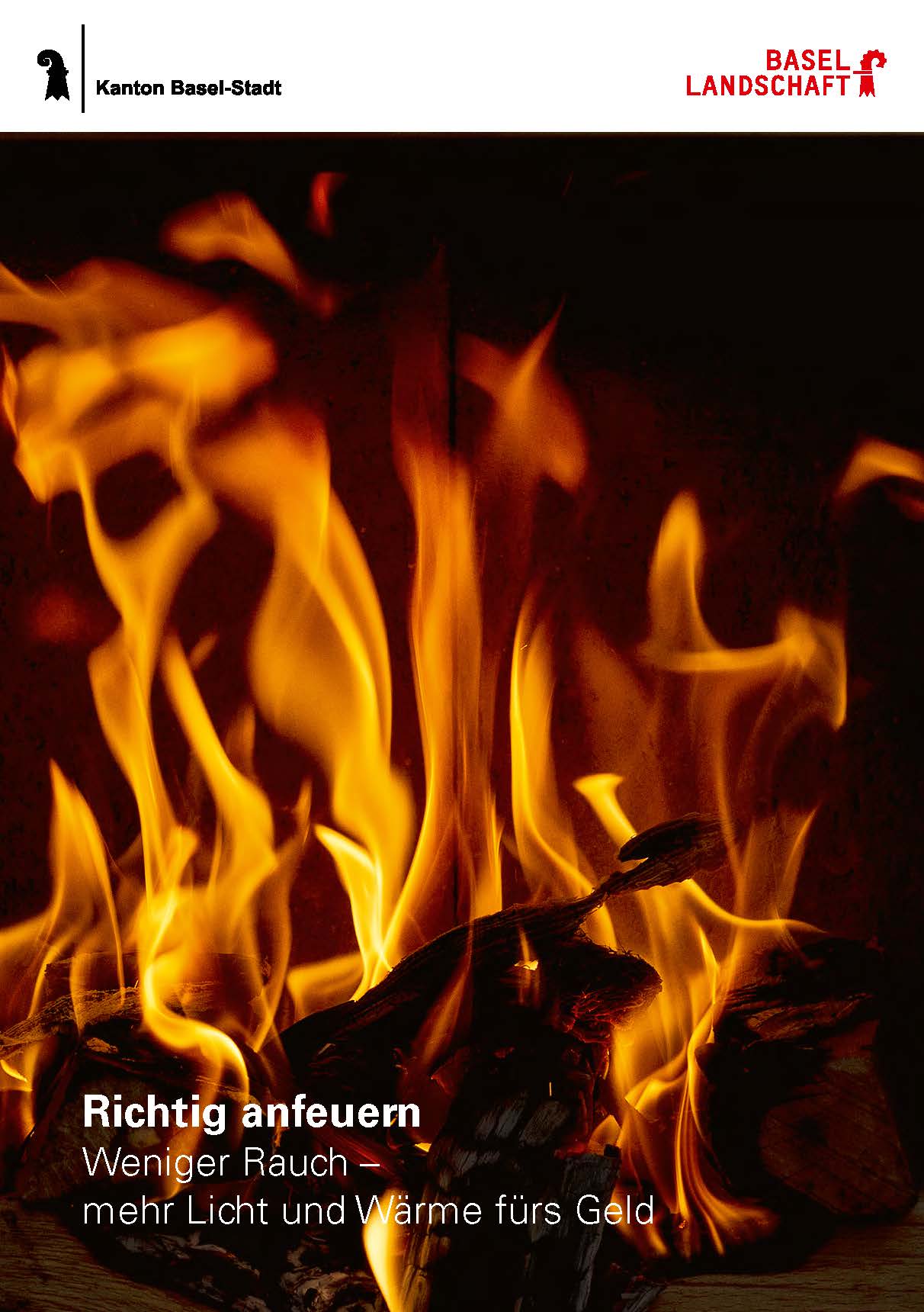 Titelbild des Flyers mit Feuer