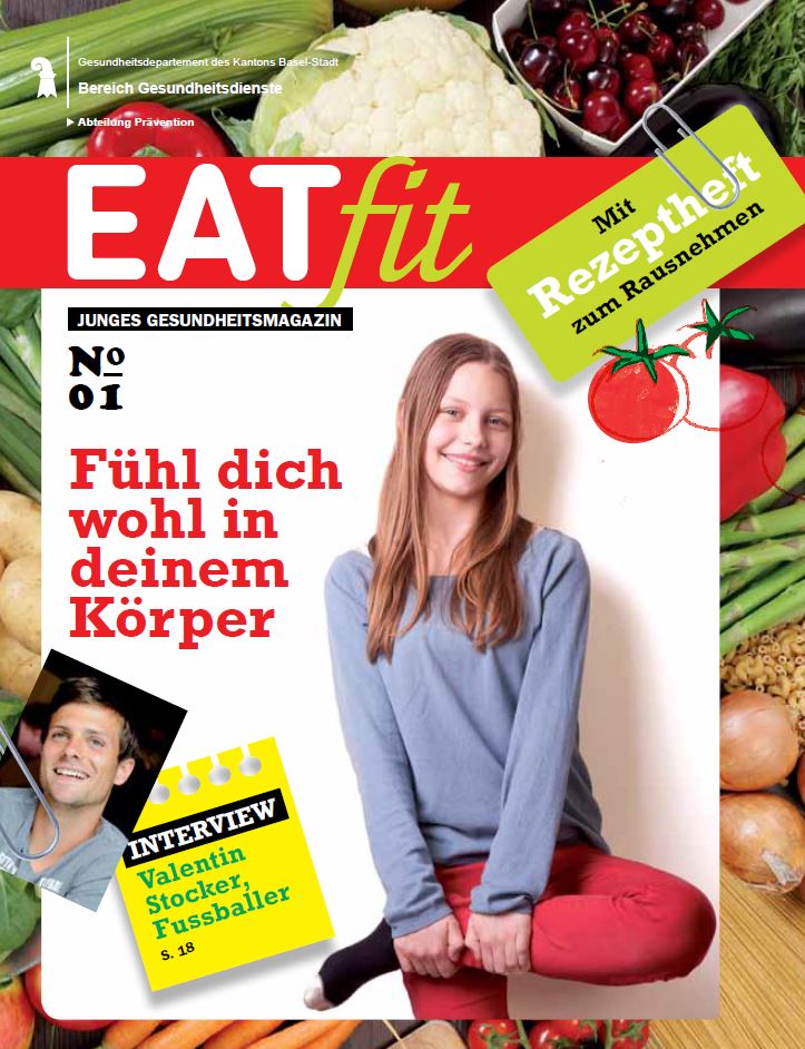 Deckblatt Jugendmagazin Eat fit