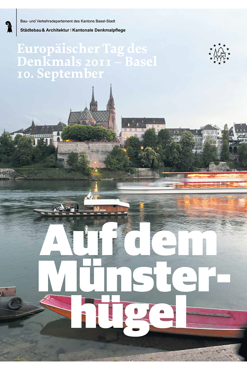 Coverbild Programmzeitung Europäischer Tag des Denkmals 2011 – Basel, 10. Sept.: Auf dem Münsterhügel